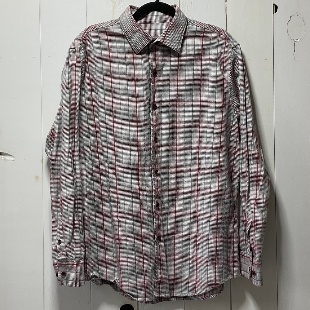Tasso Elba Men’s Long Sleeve Button Down shirt